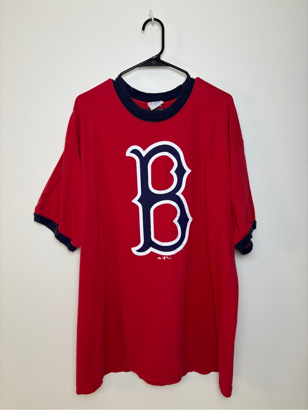 Vintage Majestic Boston Red Sox Logo Crewneck baseball tee